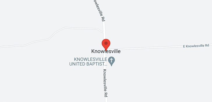 map of 411 Knowlesville Road